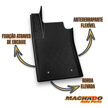 Tapete Tipo Bandeja 4P Adaptavel Argo 2017 a 2025 5PC
