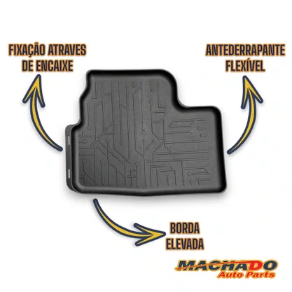 Tapete Tipo Bandeja 4P Adaptavel Nivus 2020 a 2025 5PC