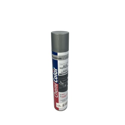Tinta Spray Aluminio Alta Temperatura 250ML CHEMICOLOR