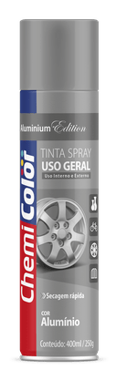 Tinta Spray Aluminio Uso Geral 400ml CHEMECOLOR