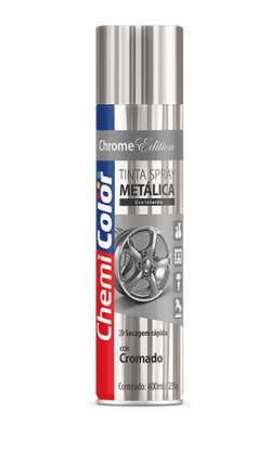 Tinta Spray Metalico Cromado 400ml CHEMICOLOR
