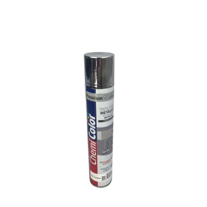 Tinta Spray Metálica Cromada 250ML CHEMICOLOR