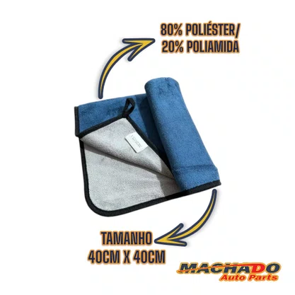 Toalha De Microfibra 40 x 40 cm 2 Lados VONIXX