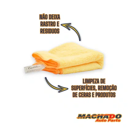 Toalha De Microfibra Amarela 300GSM 60x40 CADILLAC