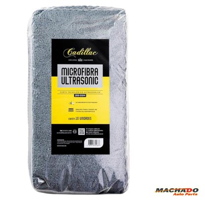 Toalha Microfibra Ultrasonic 30x30 10un CADILLAC