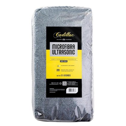 Toalha Microfibra Ultrasonic 30x30 30un CADILLAC