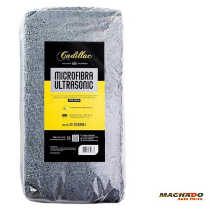 Toalha Microfibra Ultrasonic 30x30 30un CADILLAC