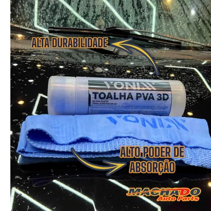 Toalha Secagem PVA 3D 64x43CM VONIXX
