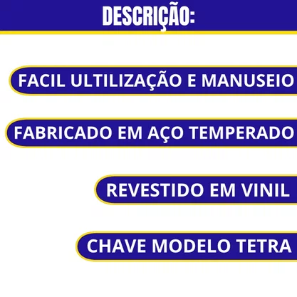 Trava Volante e  Pedal Com Algema SW