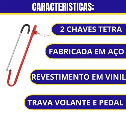 Trava Volante e Pedal SW