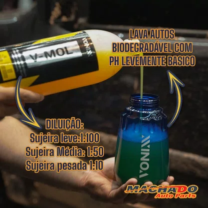V-Mol Lava Autos Desincrustante 5 Litros - VONIXX