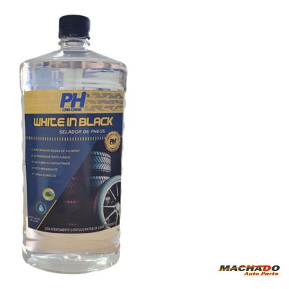 White In Black Renovador De Pneu - 1 Litro