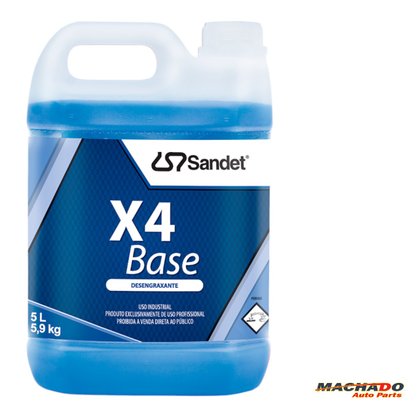 X4 Base Desengraxante Alcalino 5L SANDET
