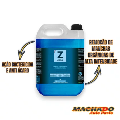 Zbac Alvejante Ácido Bactericida Bloqueia Odor 5L EASYTECH