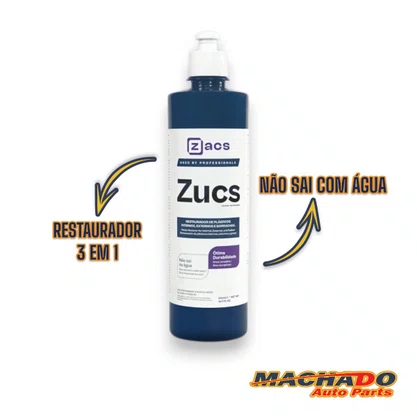 Zucs Restaurador de Plásticos 3 em 1 ZACS