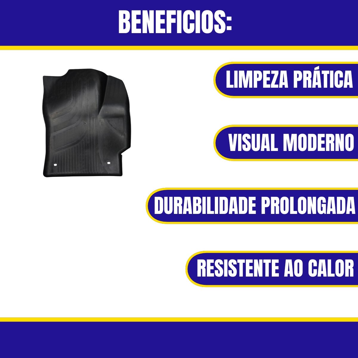 Tapete Tipo Bandeja 4P Adaptavel Corolla Cross 2021...5PC