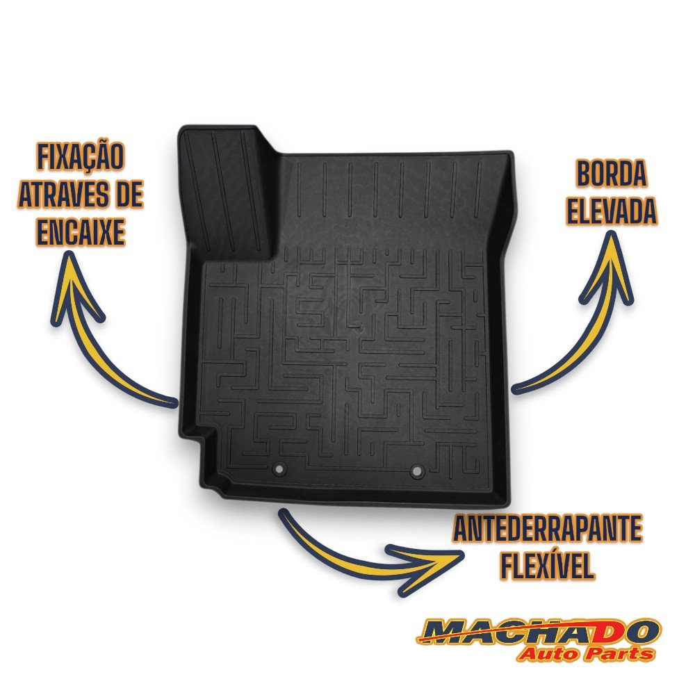 Tapete Tipo Bandeja 4P Adaptavel Creta 2021 a 2025 5PC