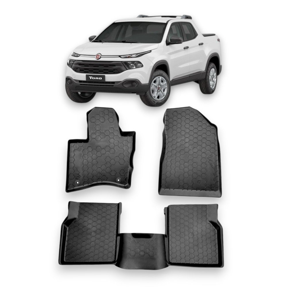 Tapete Tipo Bandeja 4P Adaptavel Toro 2016 a 2025 5PC