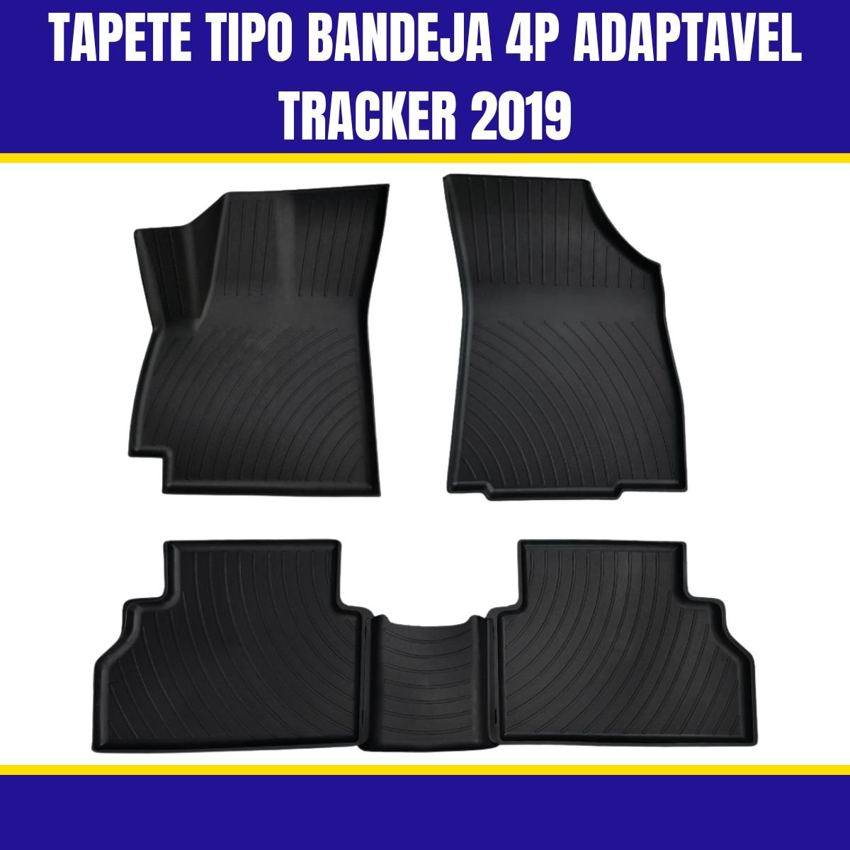 Tapete Tipo Bandeja 4P Adaptavel Tracker 2021...5PC