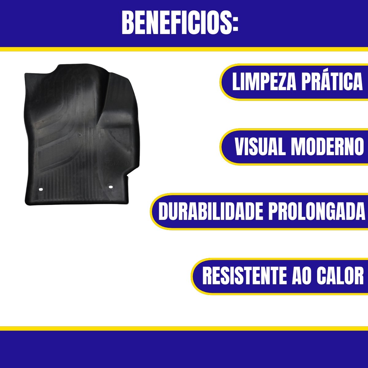 Tapete Tipo Bandeja 4P Asaptavel Corolla Sedan 2020...5PC