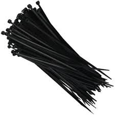 Abraçadeira Nylon Preta 20cm Pacote c/100 Unidades 