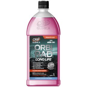 Aditivo Radiador Pronto Uso Orgânico Anticongelante Rosa 1L ORBI