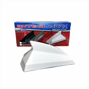 Antena Automotiva Tubarao Shark Receptiva Branco Universal - ANTICO