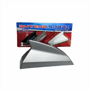 Antena Automotiva Tubarao Shark Receptiva Prata Universal - ANTICO