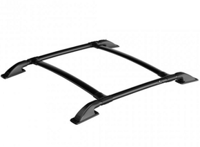 Bagageiro Universal Preto Teto Curvo Curto Preto KEKO 