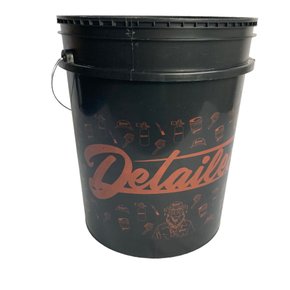 Balde Preto 19L para Lavagem Automotiva DETAILER