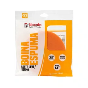 Boina Espuma Laranja Corte Leve / Refino 5,5 Polegadas