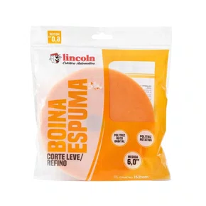 Boina Espuma Laranja Corte Leve / Refino 6 Polegadas