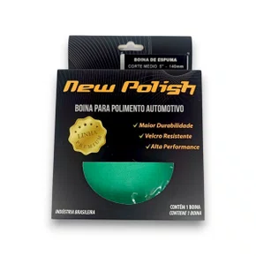 Boina Espuma Verde Corte Medio/Refino 6 Polegadas