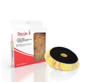 Boina Lã Pirulito Corte Médio (Listra Vermelha e Amarela) Sem Interface 5 Polegadas LINCOLN