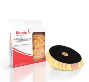 Boina Lã Pirulito Corte Médio (Listra Vermelha e Amarela) Sem Interface 6 Polegadas LINCOLN