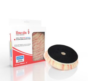 Boina Lã Pirulito Power Corte Pesado (Listra Vermelha) Com Interface 6 Polegadas LINCOLN