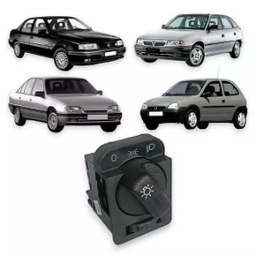 Botão Interruptor de Farol Corsa Astra Omega Vectra C/ Reostato 