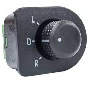 Botão Interruptor Retrovisor Eletrico Gol Voyage Saveiro Fox Crossfox Spacefox 
Fundo Verde 10 Pinos
