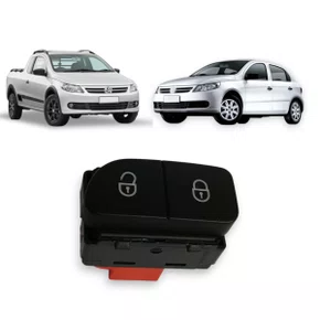 Botão Interruptor Trava Destrava Gol Saveiro Voyage G5 G6 G7 4 Pinos 