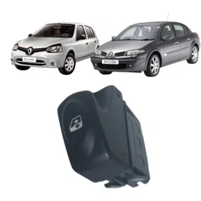 Botão Interruptor Vidro Elétrico Clio Megane Scenic 5 Pinos Simples 