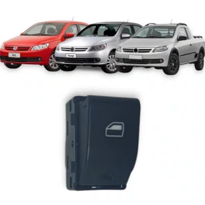 Botão Interruptor Vidro Elétrico Gol G4 G5 G6 Fox Simples 1 Click Lado Direito