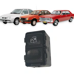 Botão Interruptor Vidro Elétrico Monza Opala Kadett 1988 a 1992 Simples