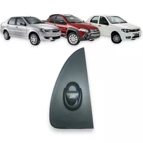 Botão Interruptor Vidro Elétrico Palio Siena Strada Fire Simples Lado Direito Fundo Branco