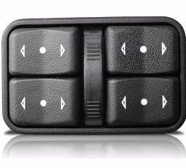 Botão Interruptor Vidro Elétrico Quadruplo Corsa G2 Celta Astra Zafira Lado esquerdo
