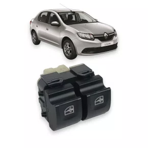 Botão Interruptor Vidro Elétrico Sandero Logan Duster Fluence Duplo Lado Esquerdo 