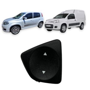 Botão Interruptor Vidro Elétrico Uno Novo Vivace Diant./ Tras. Lado Direito