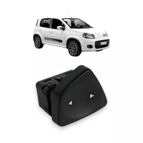 Botão Interruptor Vidro Elétrico Uno Novo Vivace Diant./ Tras. Lado Esquerdo 