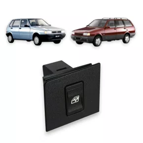 Botão Interruptor Vidro Elétrico Uno Prêmio Elba Fiorino Simples Lado Direito
Led Vermelho 