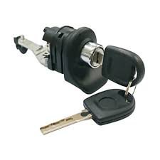 Botão Maçaneta Externa Porta Mala Com Chave Gol G4 2006 a 2014 Preto Mecânica