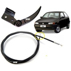 Cabo de Capô Com Alavanca Gol Parati Saveiro G2 G3 G4 
